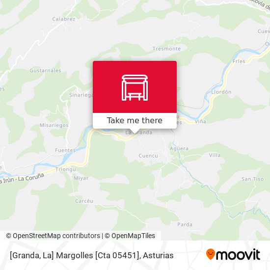 [Granda, La]  Margolles [Cta 05451] map