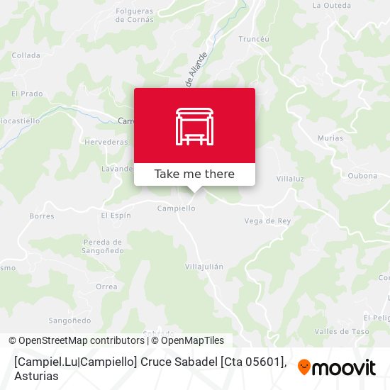 [Campiel.Lu|Campiello]  Cruce Sabadel [Cta 05601] map