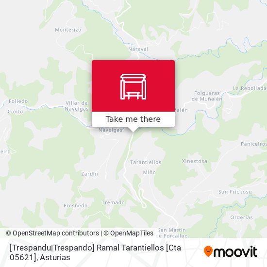 [Trespandu|Trespando]  Ramal Tarantiellos [Cta 05621] map