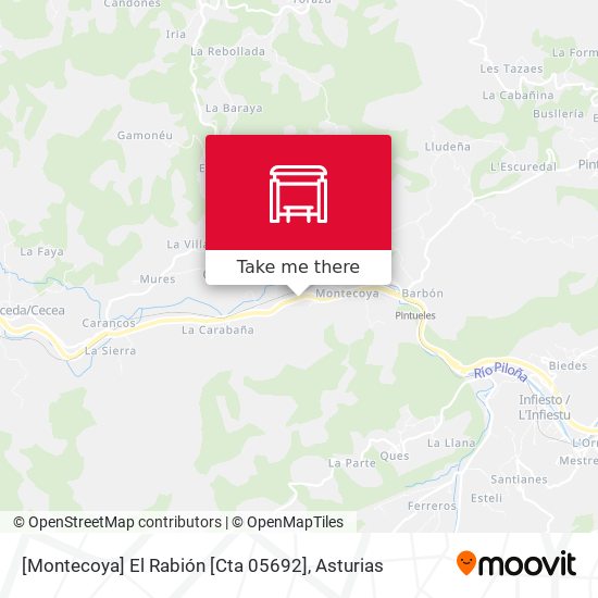 [Montecoya]  El Rabión [Cta 05692] map