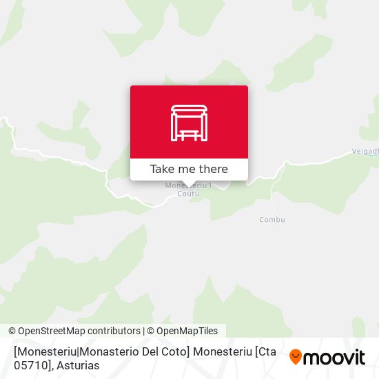 [Monesteriu|Monasterio Del Coto]  Monesteriu [Cta 05710] map