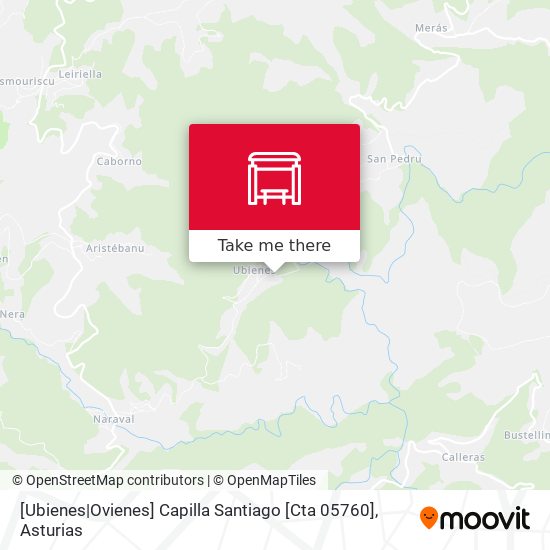 [Ubienes|Ovienes]  Capilla Santiago [Cta 05760] map