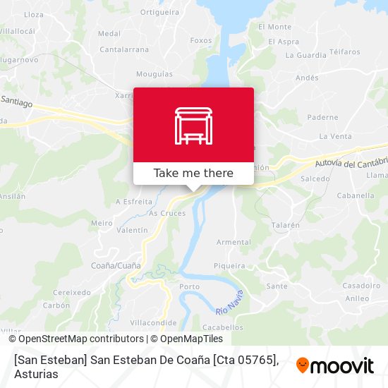 [San Esteban]  San Esteban De Coaña [Cta 05765] map