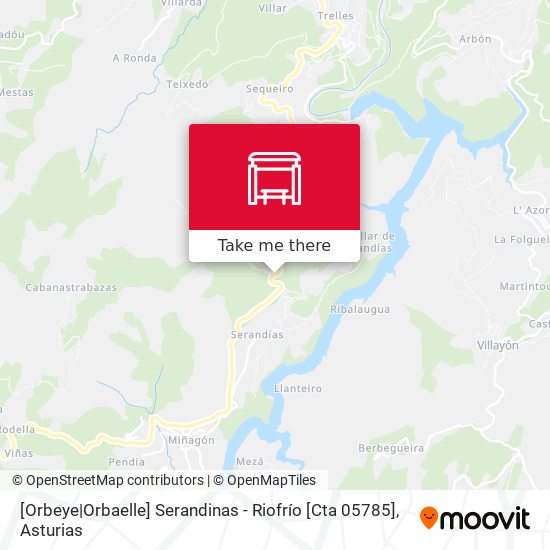 [Orbeye|Orbaelle]  Serandinas - Riofrío [Cta 05785] map