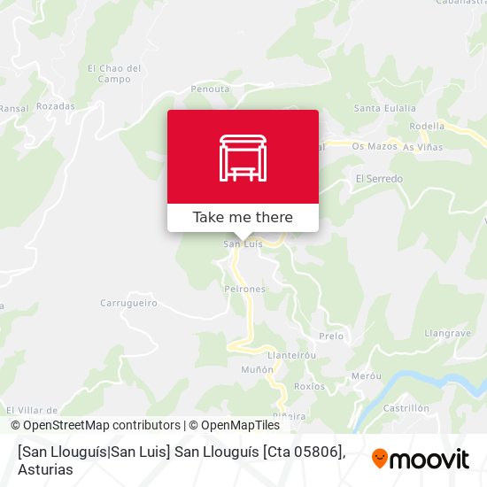 [San Llouguís|San Luis]  San Llouguís [Cta 05806] map