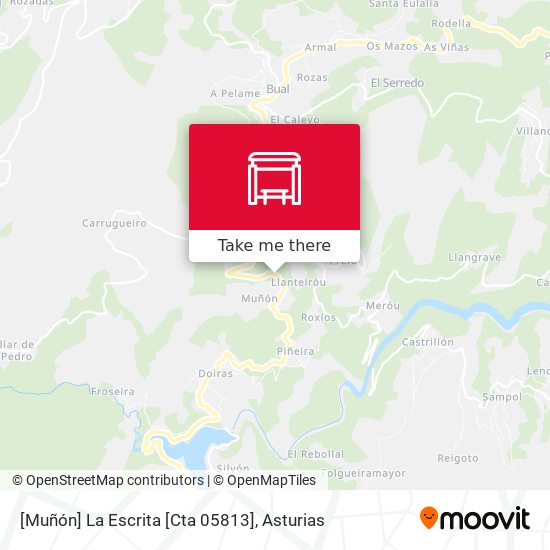 [Muñón]  La Escrita [Cta 05813] map