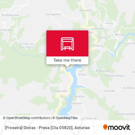 [Froseira]  Doiras - Presa [Cta 05820] map