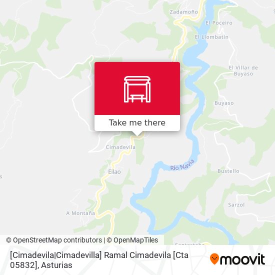 [Cimadevila|Cimadevilla]  Ramal Cimadevila [Cta 05832] map