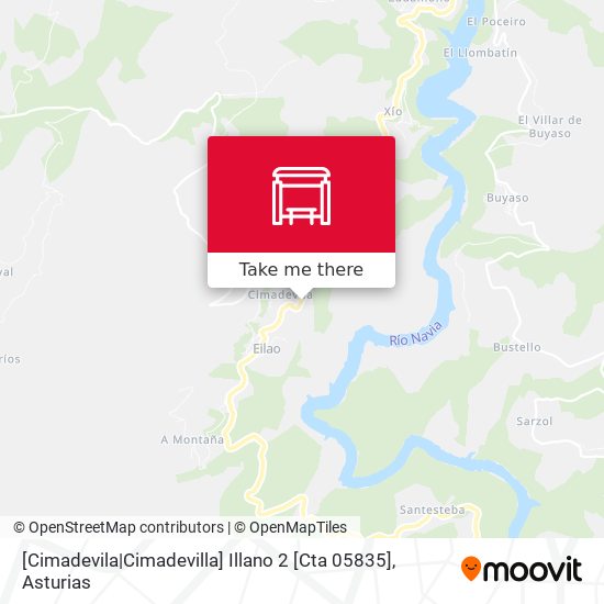 [Cimadevila|Cimadevilla]  Illano 2 [Cta 05835] map