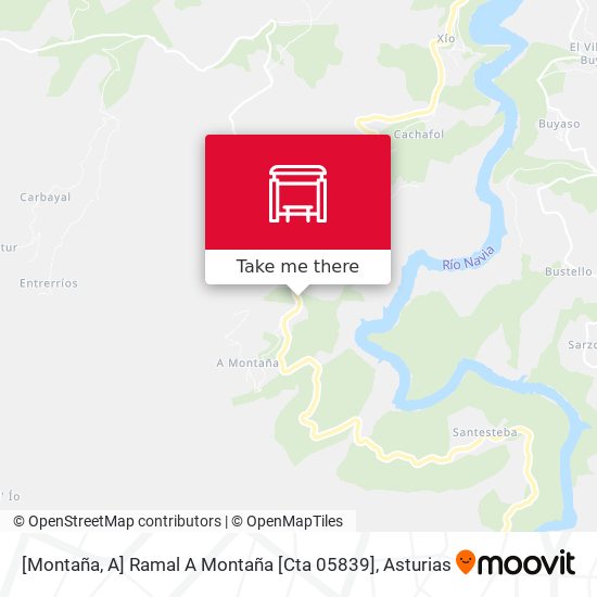 [Montaña, A]  Ramal A Montaña [Cta 05839] map