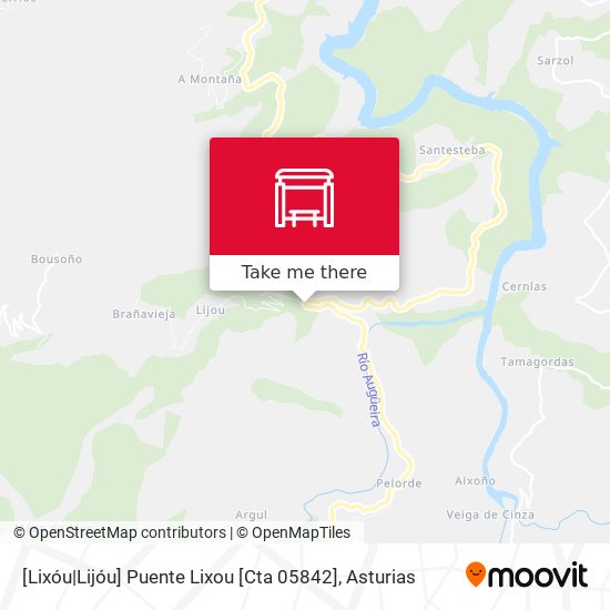 [Lixóu|Lijóu]  Puente Lixou [Cta 05842] map