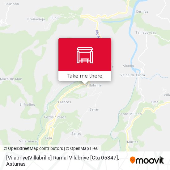 [Vilabriye|Villabrille]  Ramal Vilabriye [Cta 05847] map