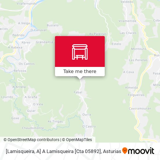 [Lamisqueira, A]  A Lamisqueira [Cta 05892] map