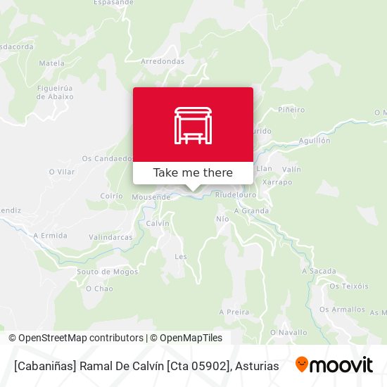[Cabaniñas]  Ramal De Calvín [Cta 05902] map