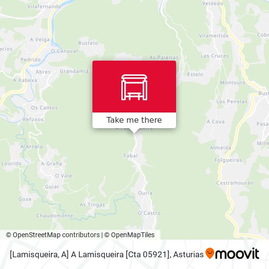[Lamisqueira, A]  A Lamisqueira [Cta 05921] map