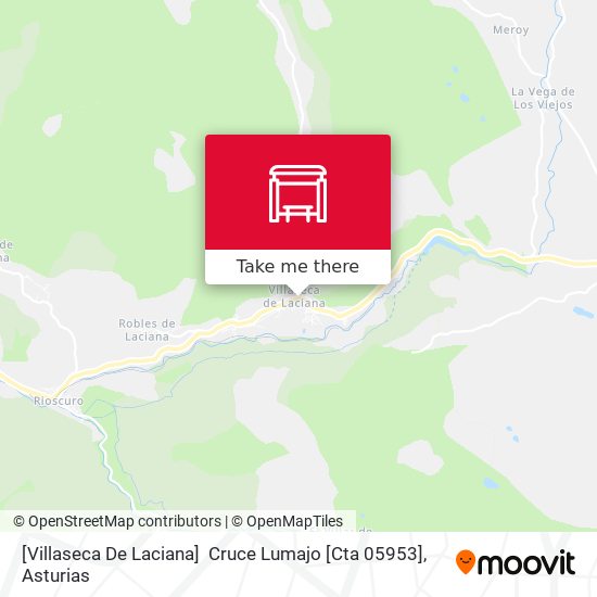 [Villaseca De Laciana]  Cruce Lumajo [Cta 05953] map