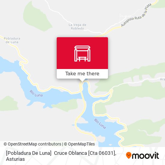 [Pobladura De Luna]  Cruce Oblanca [Cta 06031] map