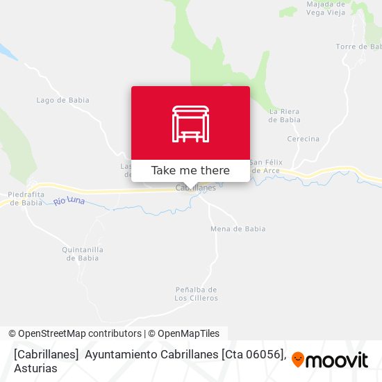 [Cabrillanes]  Ayuntamiento Cabrillanes [Cta 06056] map
