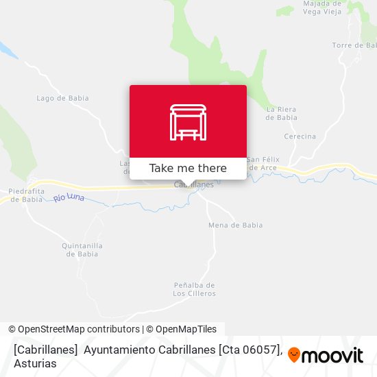 [Cabrillanes]  Ayuntamiento Cabrillanes [Cta 06057] map