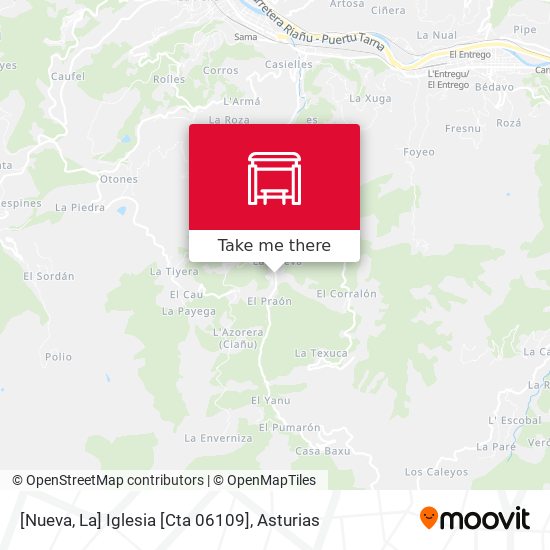 [Nueva, La]  Iglesia [Cta 06109] map