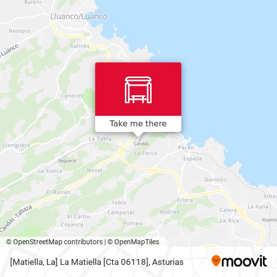 [Matiella, La]  La Matiella [Cta 06118] map