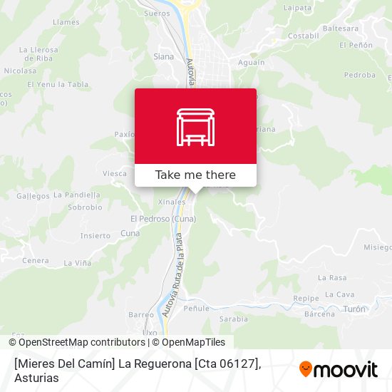 [Mieres Del Camín]  La Reguerona [Cta 06127] map