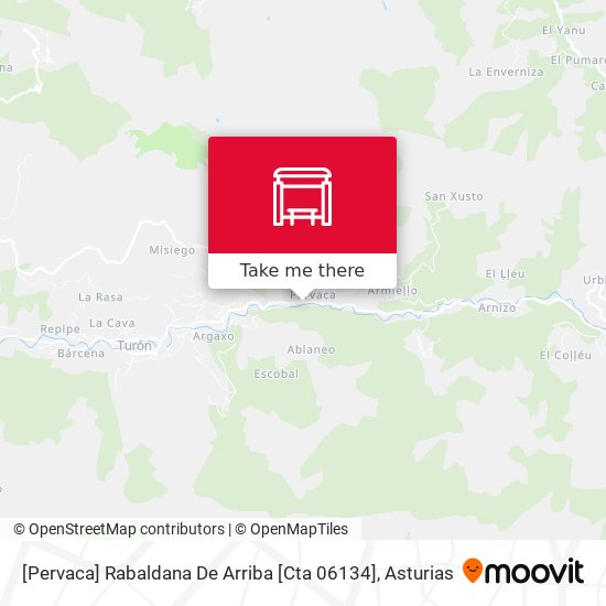 [Pervaca]  Rabaldana De Arriba [Cta 06134] map