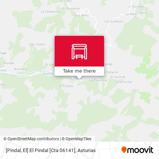 [Pindal, El]  El Pindal [Cta 06141] map