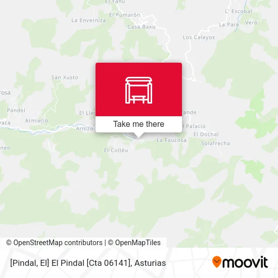 [Pindal, El]  El Pindal [Cta 06141] map