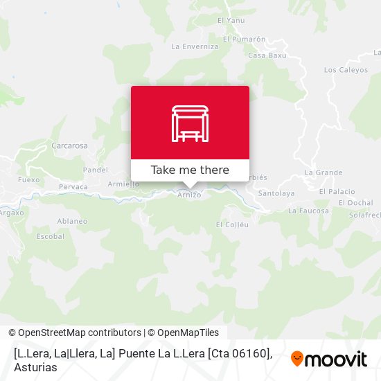 [L.Lera, La|Llera, La]  Puente La L.Lera [Cta 06160] map