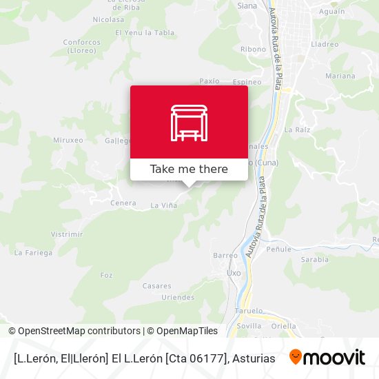[L.Lerón, El|Llerón]  El L.Lerón [Cta 06177] map
