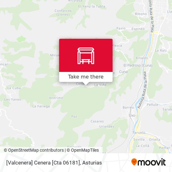 [Valcenera]  Cenera [Cta 06181] map