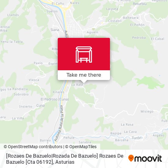 [Rozaes De Bazuelo|Rozada De Bazuelo]  Rozaes De Bazuelo [Cta 06192] map