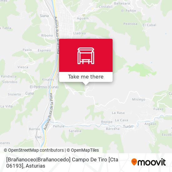 [Brañanoceo|Brañanocedo]  Campo De Tiro [Cta 06193] map