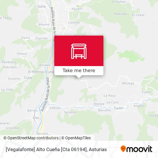[Vegalafonte]  Alto Cueña [Cta 06194] map