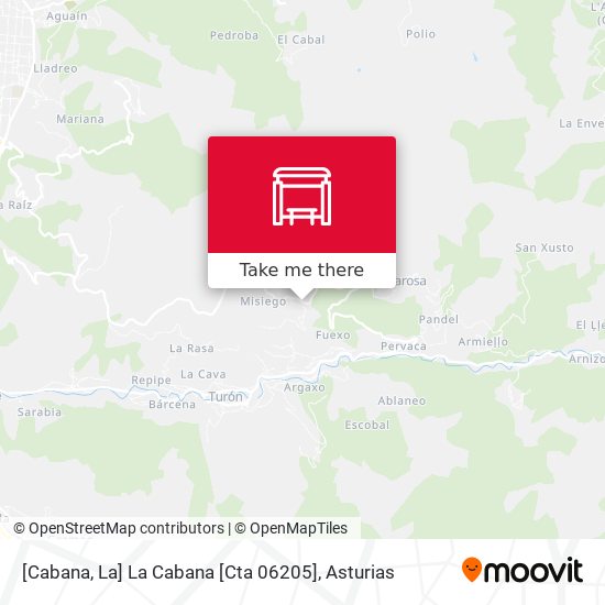 [Cabana, La]  La Cabana [Cta 06205] map