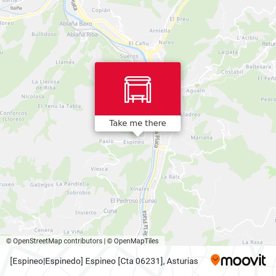 [Espineo|Espinedo]  Espineo [Cta 06231] map