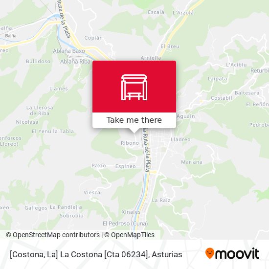 [Costona, La]  La Costona [Cta 06234] map