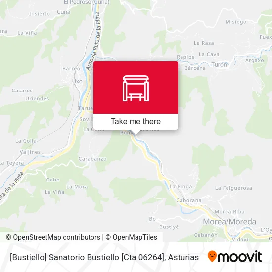 [Bustiello]  Sanatorio Bustiello [Cta 06264] map