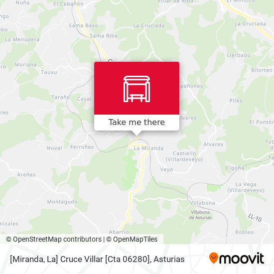 [Miranda, La]  Cruce Villar [Cta 06280] map