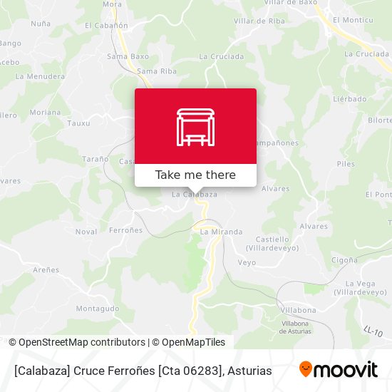 [Calabaza]  Cruce Ferroñes [Cta 06283] map