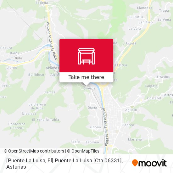 [Puente La Luisa, El]  Puente La Luisa [Cta 06331] map