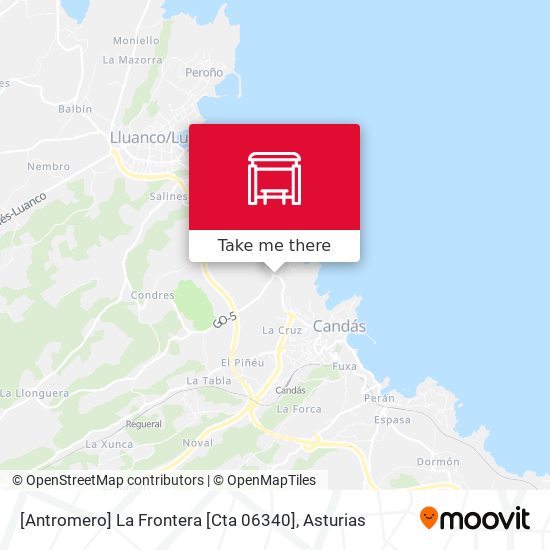 [Antromero]  La Frontera [Cta 06340] map