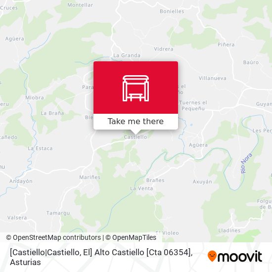 [Castiello|Castiello, El]  Alto Castiello [Cta 06354] map