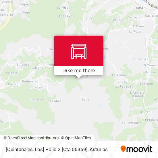 [Quintanales, Los]  Polio 2 [Cta 06369] map