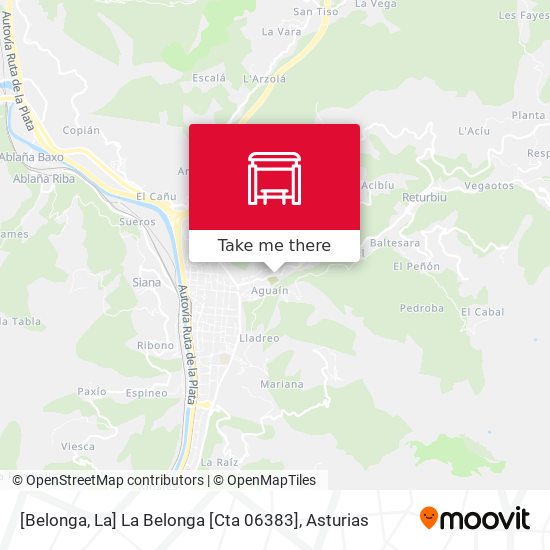 [Belonga, La]  La Belonga [Cta 06383] map