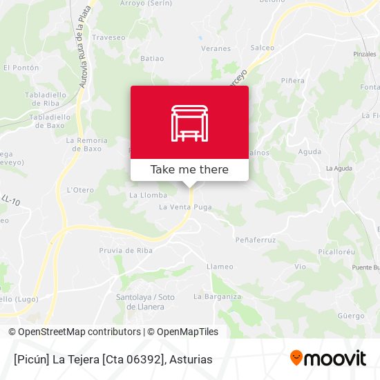 [Picún]  La Tejera [Cta 06392] map