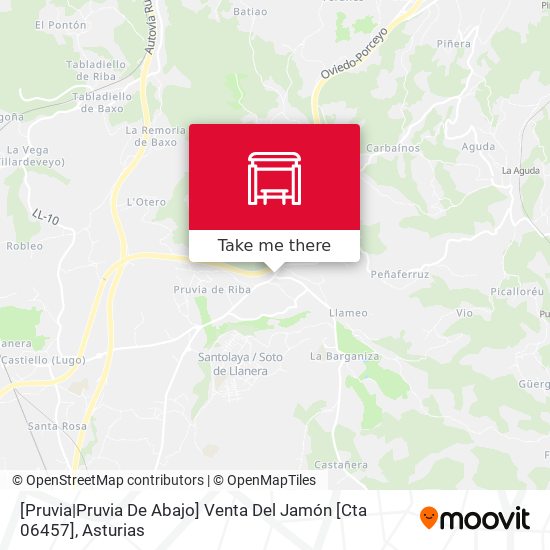 [Pruvia|Pruvia De Abajo]  Venta Del Jamón [Cta 06457] map