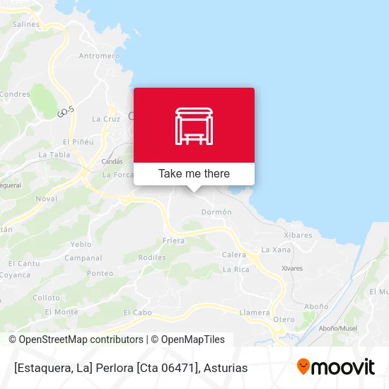 [Estaquera, La]  Perlora [Cta 06471] map