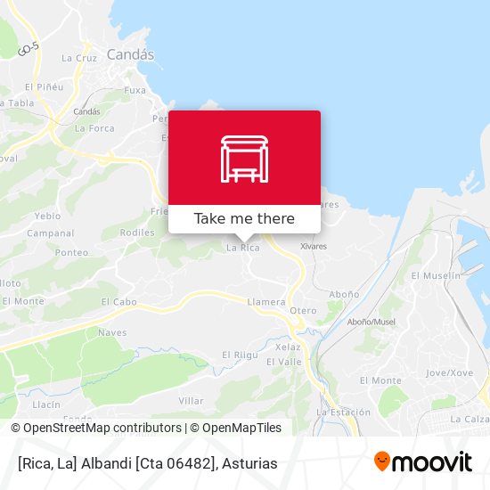 [Rica, La]  Albandi [Cta 06482] map
